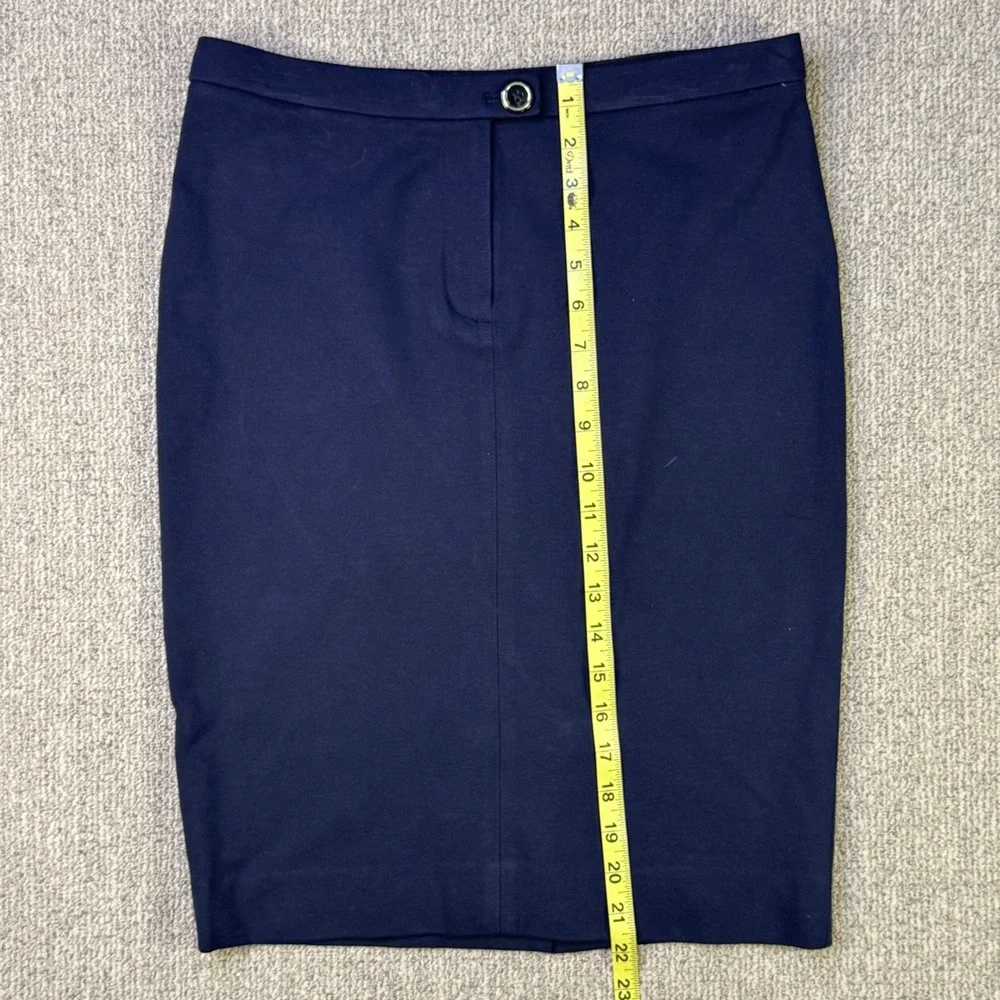 Tory Burch Navy Pencil Skirt Women's Size S 22